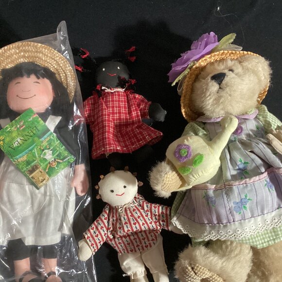4 dolls (one bear!) - Picture 1 of 7